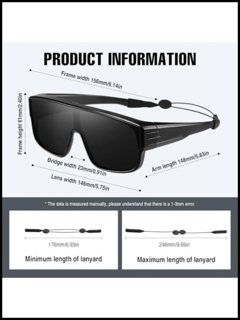 Fit Over Polarized Sunglasses TR90 UV400 Cycling Fishing